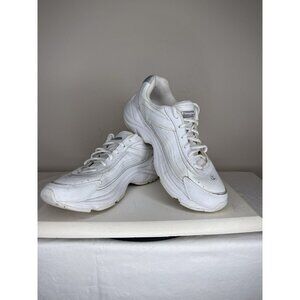 champion sneakers women 10W Leather Upper White Lace up shoes